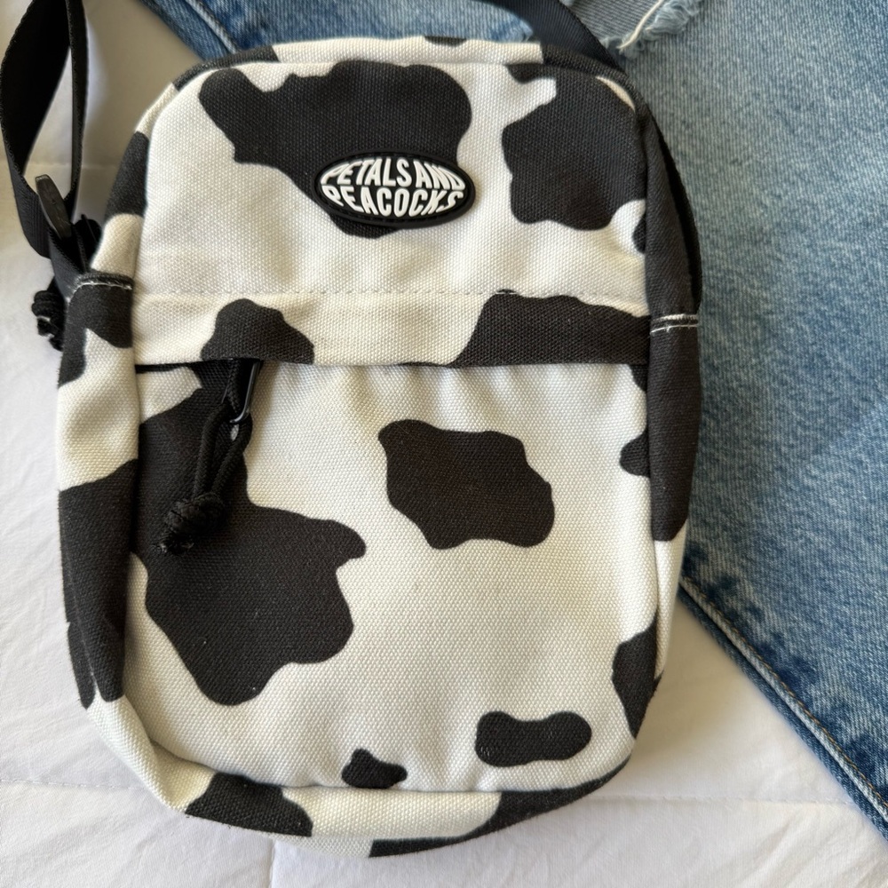 Cow Print Crossbody Bag - Picture 2 of 7